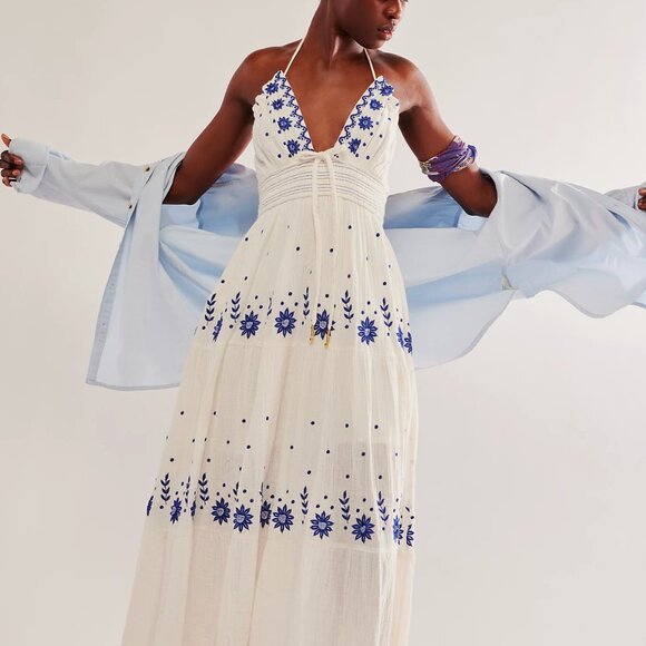 Free People Dresses & Skirts - Free People | Real Love Embroidered Dress | XL